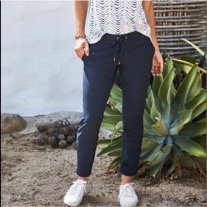 Athleta Navy Midtown Ankle Pull On Pants 10